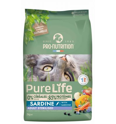 Pro Nutrition - Pure Life for cats Sterilized