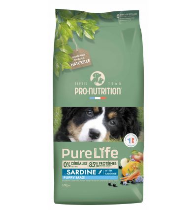 Pro Nutrition - Pure Life Puppy Maxi Sardine