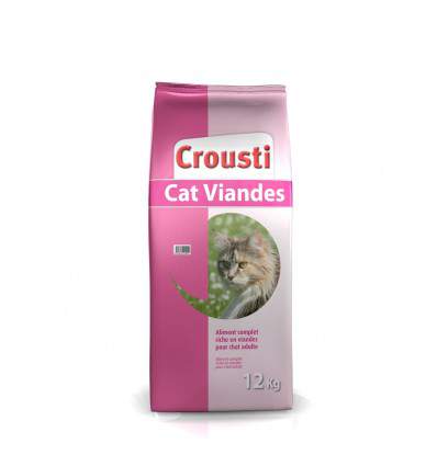 Crousti Cat Viandes - Croquette pour chat - aliment pour chat - produit pour